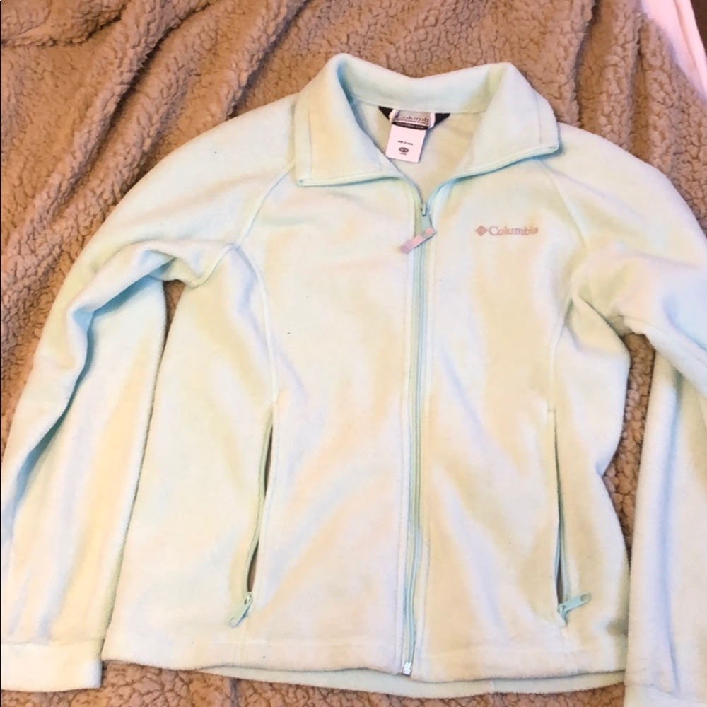 ‼️DONATING IN 24H‼️ Mint Columbia Zip Up